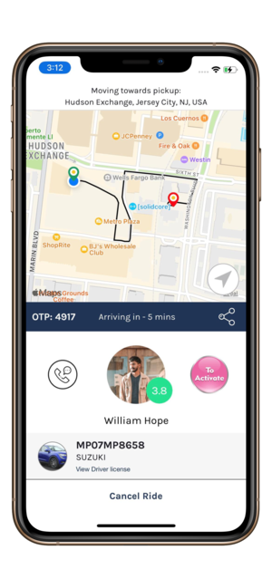 car rental app development company